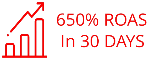 650% ROAS in 30 DAYS
